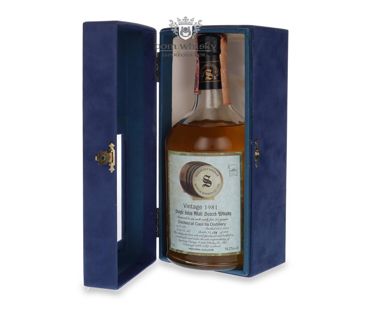 Caol Ila 21-letnia (D.1981, B.2002) Signatory Vintage / 58,2%/ 0,7l	