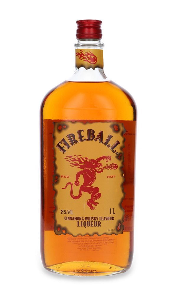 Fireball Cinnamon Whisky Liqueur / 33% / 1,0l