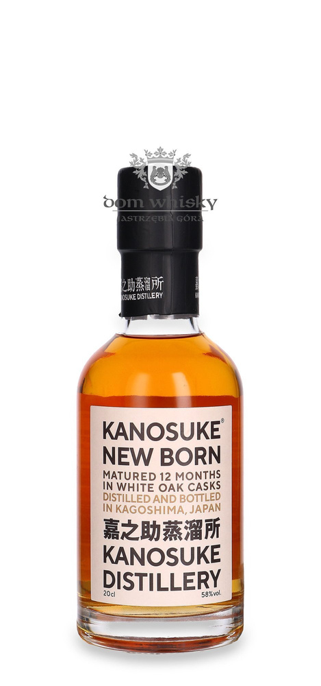 Kanosuke New Born Matured 12 Months in White Oak Casks /58%/ 0,2l	 