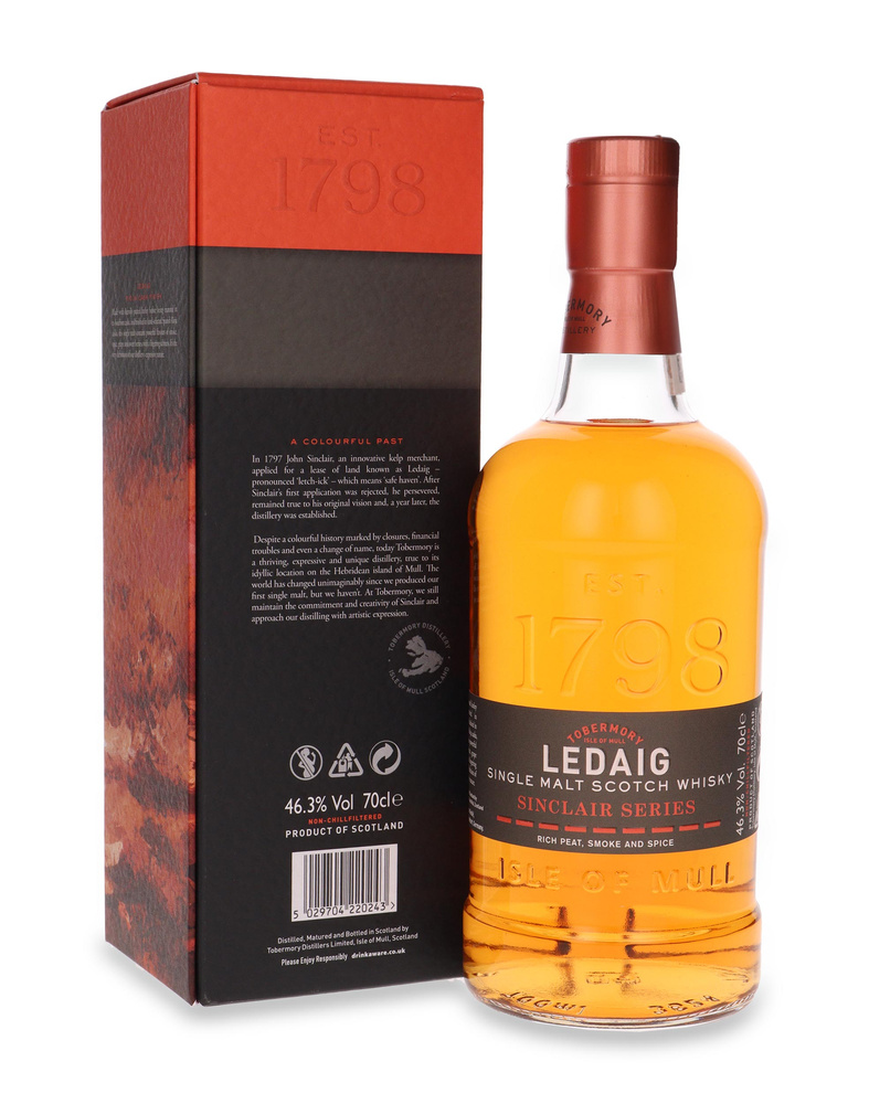 Ledaig Rioja Cask Finish Sinclair Series / 46.3% / 0.7l