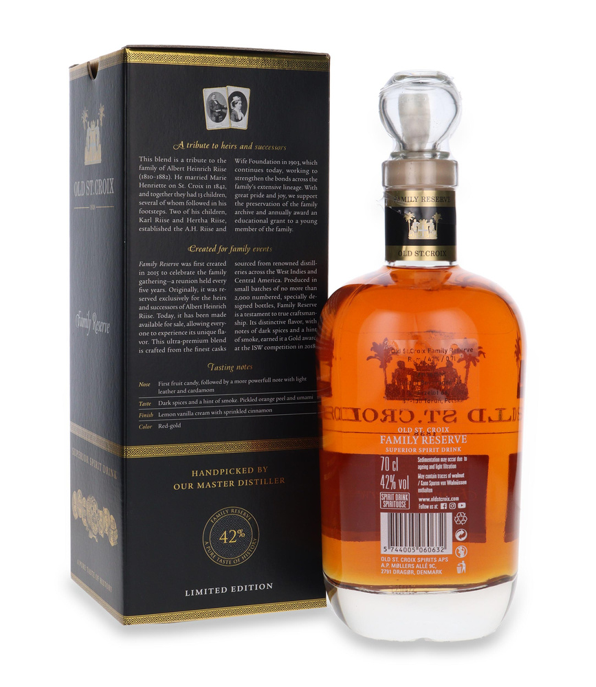 Old St.Croix Family Reserve Rum / 42% / 0,7l