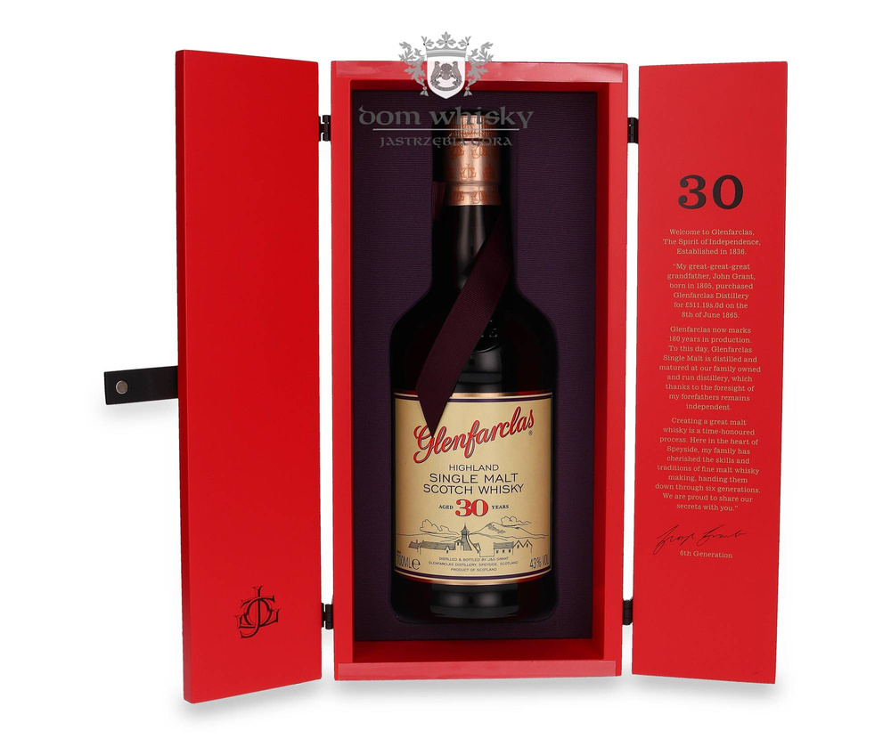 Glenfarclas 30-letni “Warehouse” Presentation Box /43%/ 0,7l    