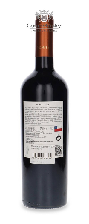 Montes Reserva Malbec 2022 / 14,5% / 0,75l