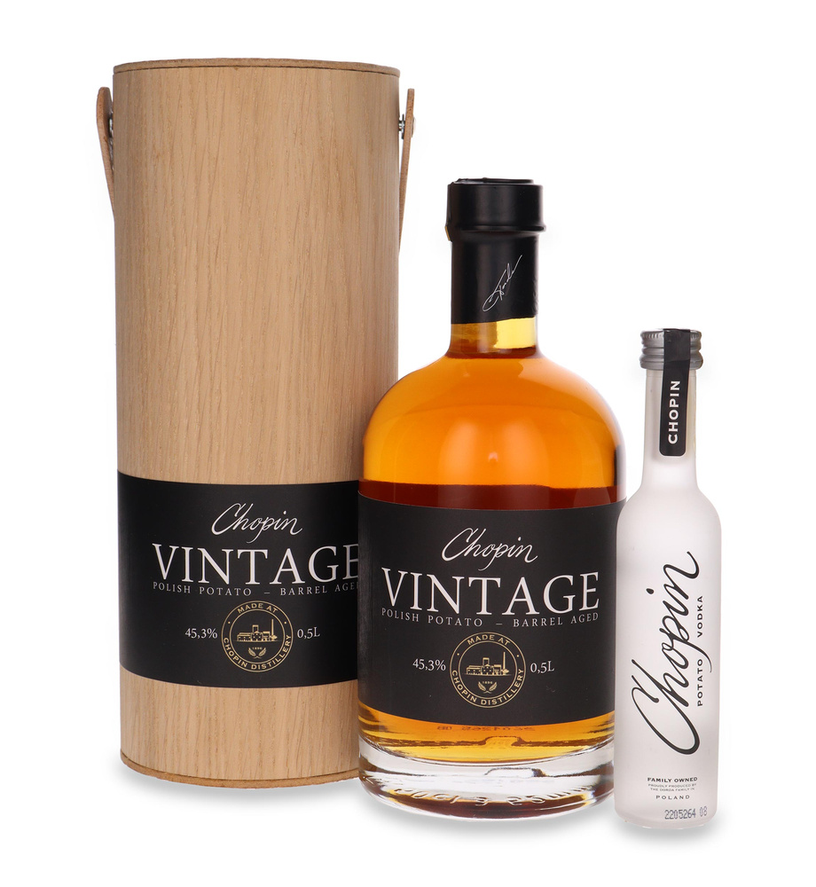 Chopin Vintage Late Autumn Potato 2017 Vodka + Chopin Potato Mini Bottle / 45.3% / 0.5 L