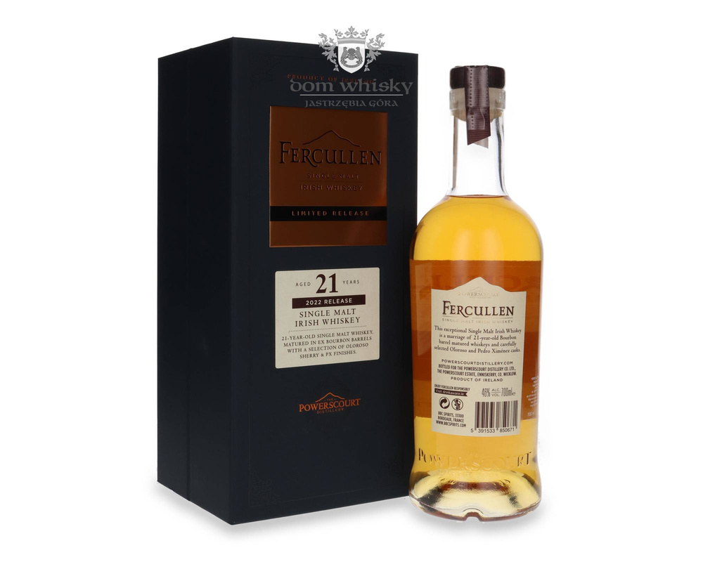 Fercullen 21-letni Irish Single Malt, Limited Edition 2022 / 46%/ 0,7l	 