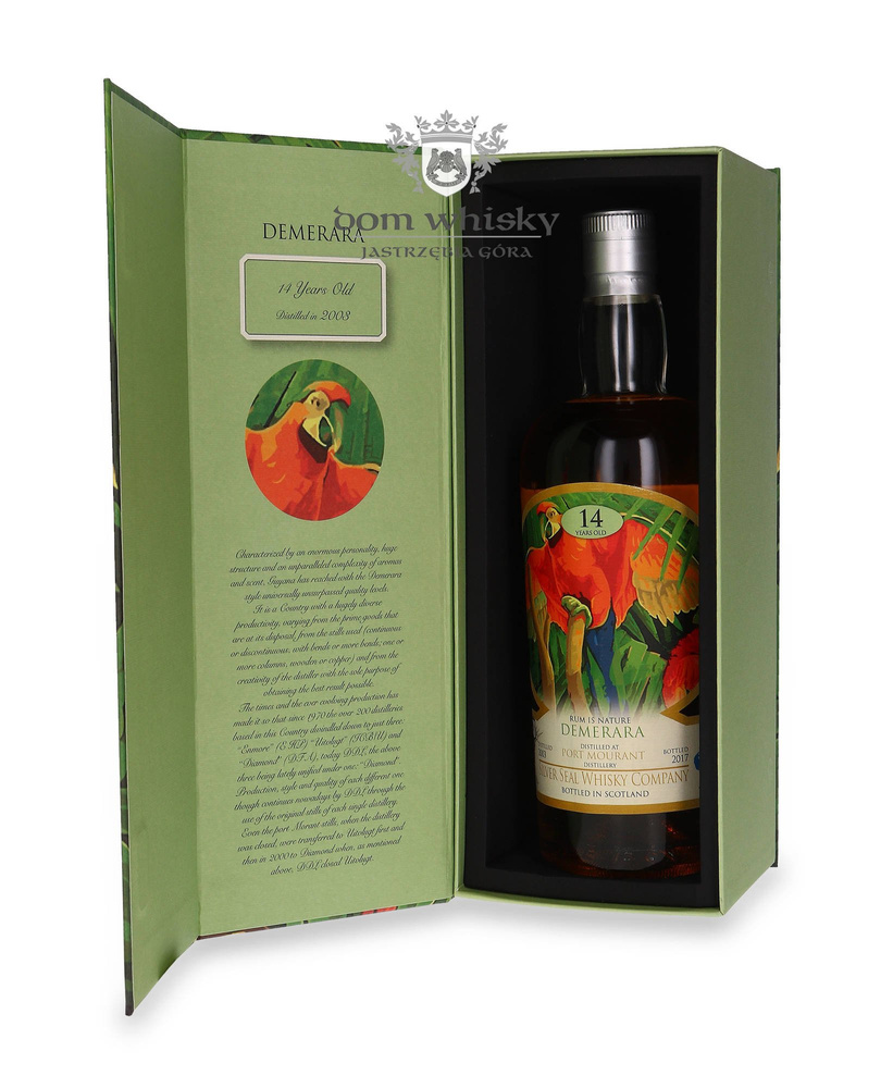 Demerara 14-letni (D.2003, B.2017) Rum Silver Seal / 46%/ 0,7l