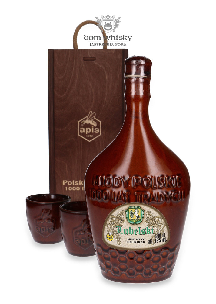 Półtorak Lubelski Mead Stoneware + 2 cups / 16% / 0.5l