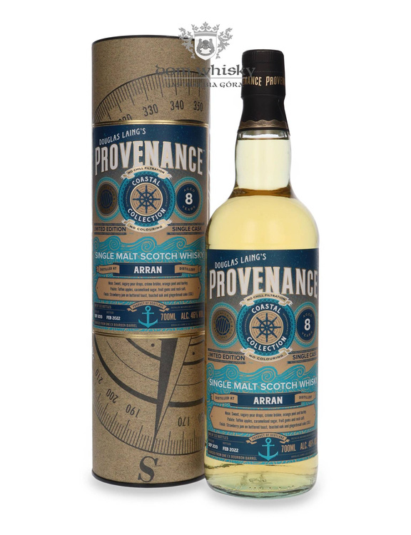 Arran 8-letni (D.2013, B.2022) Douglas Laing’s Provenance / 46%/ 0,7l