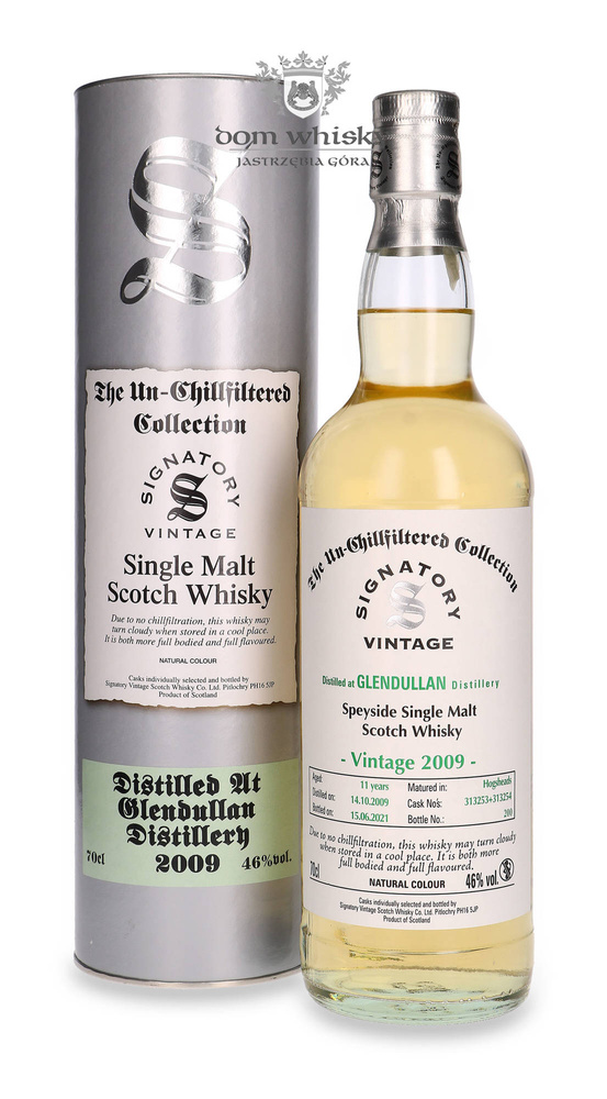 Glendullan 11-year-old (D.2009, B.2021) Signatory Vintage / 46%/ 0.7l