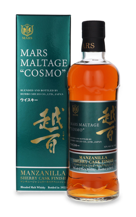 Mars Maltage “Cosmo” Manzanilla Sherry Cask Finish (Bottled 2022) / 42%/ 0,7l	