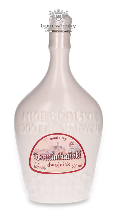 Miód Pitny Dwójniak Dominikański / kamionka / 16% / 0,5l