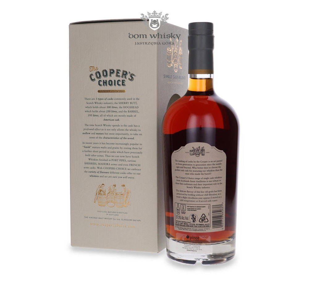 Girvan 16-year-old (D.2006, B.2023) Oloroso Sherry Cask Finish The Cooper's Choice / 57.5% / 0.7l