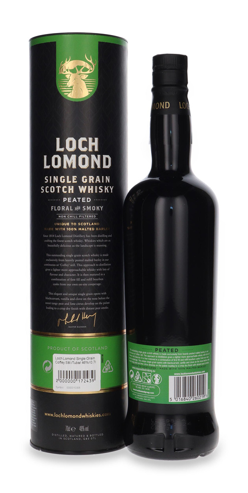 Loch Lomond Single Grain (Peated) / 46% / 0,7l