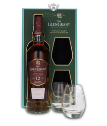 Glen Grant 12-year-old + 2 glasses / 43% / 0.7l