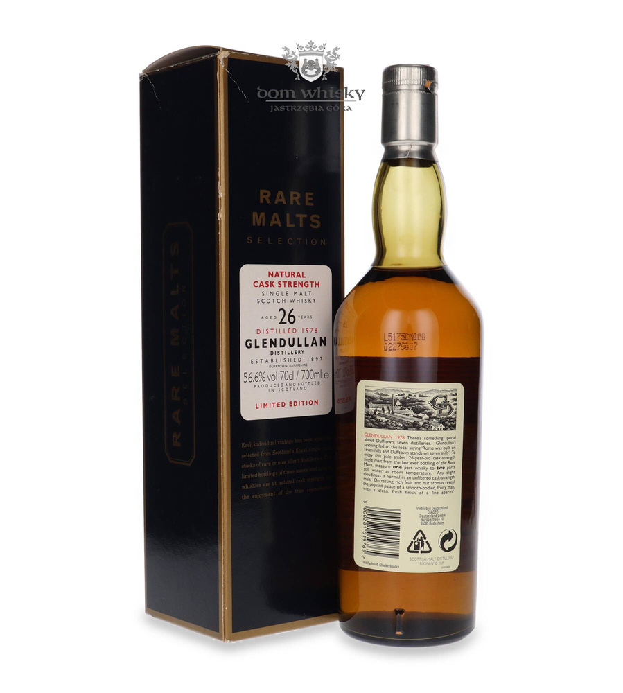 Glendullan 26-letni (D.1978, B.2005) Rare Malts / 56,6% / 0,7l