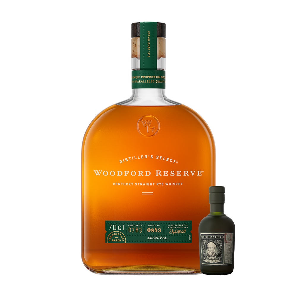 Woodford Reserve Kentucky Straight Rye/ unpackaged / 45.2%/ 0.7l + Botucal 0.05l