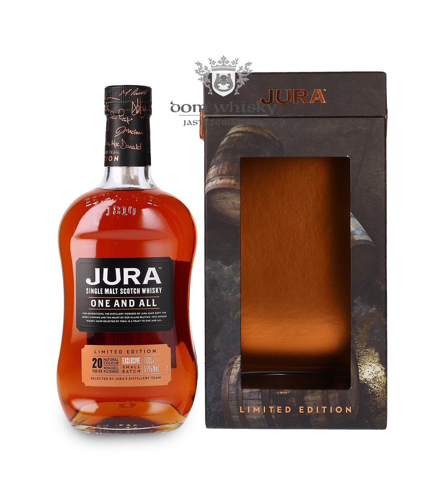 Jura One And All, 20-year-old Small Batch / 51% / 0.7l