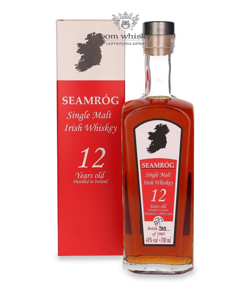 Seamróg 12-year-old Irish Single Malt Whiskey Finished in Sherry Cask / 48% / 0.7l