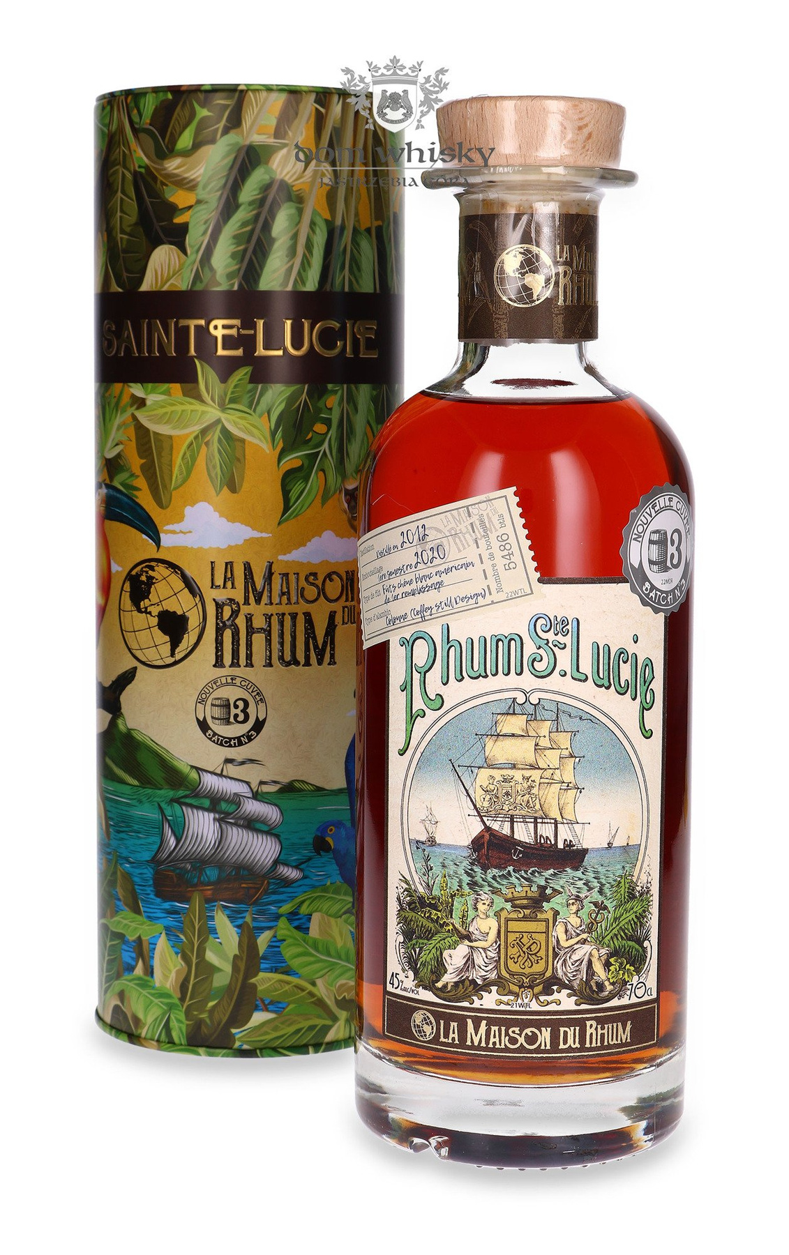 La Maison Du Rhum SainteLucie Rum Batch 3 / 45 / 0,7l Dom Whisky