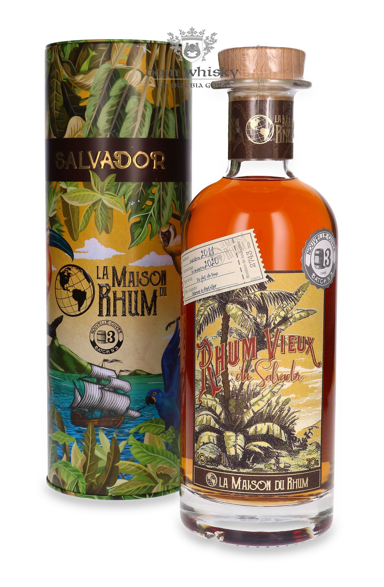 La Maison Du Rhum Salvador Rum Batch 3 40 07l Dom Whisky