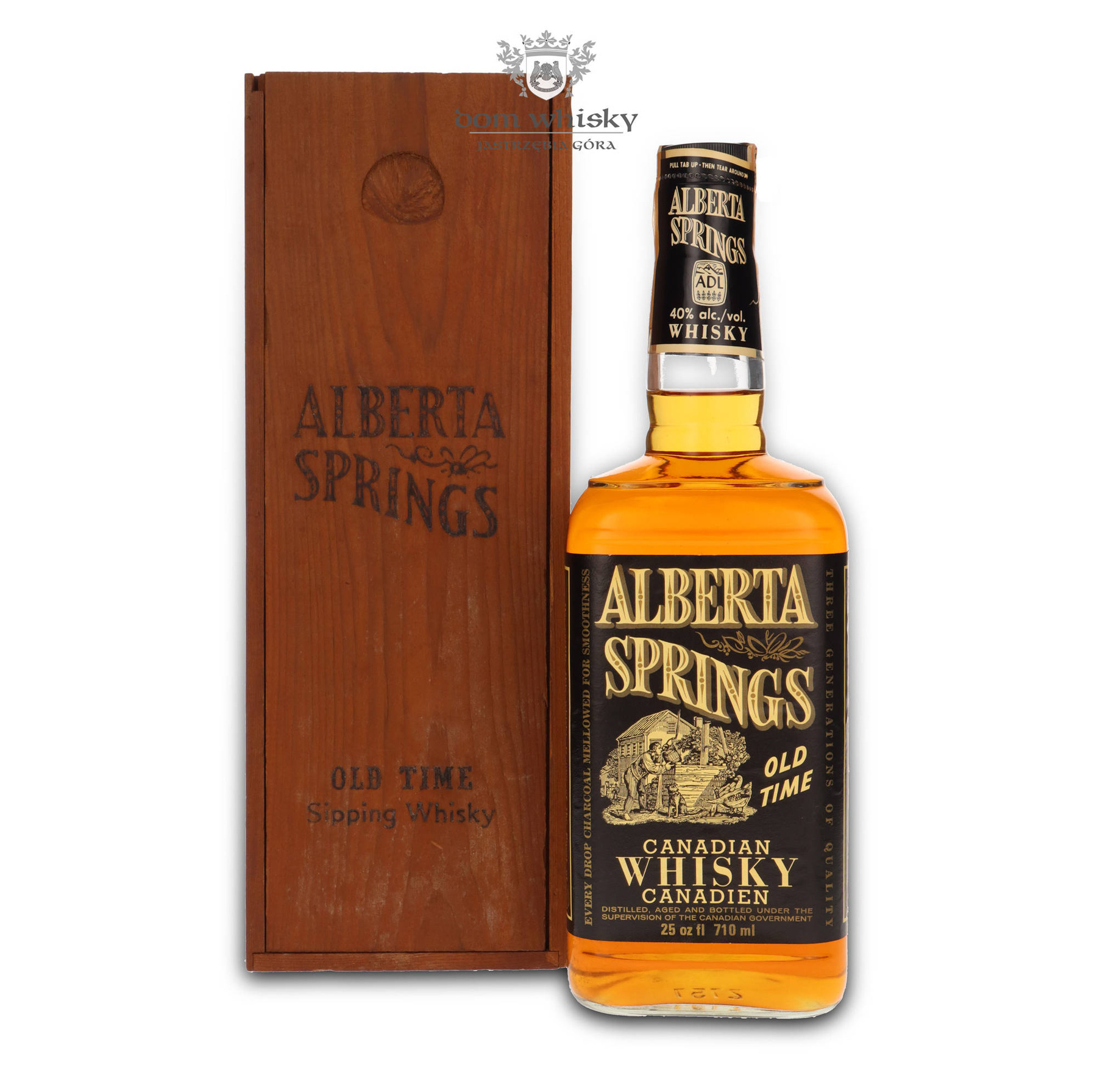 Alberta Springs 1974 Old Time Canadian Whisky / 40/ 0,71l Dom Whisky