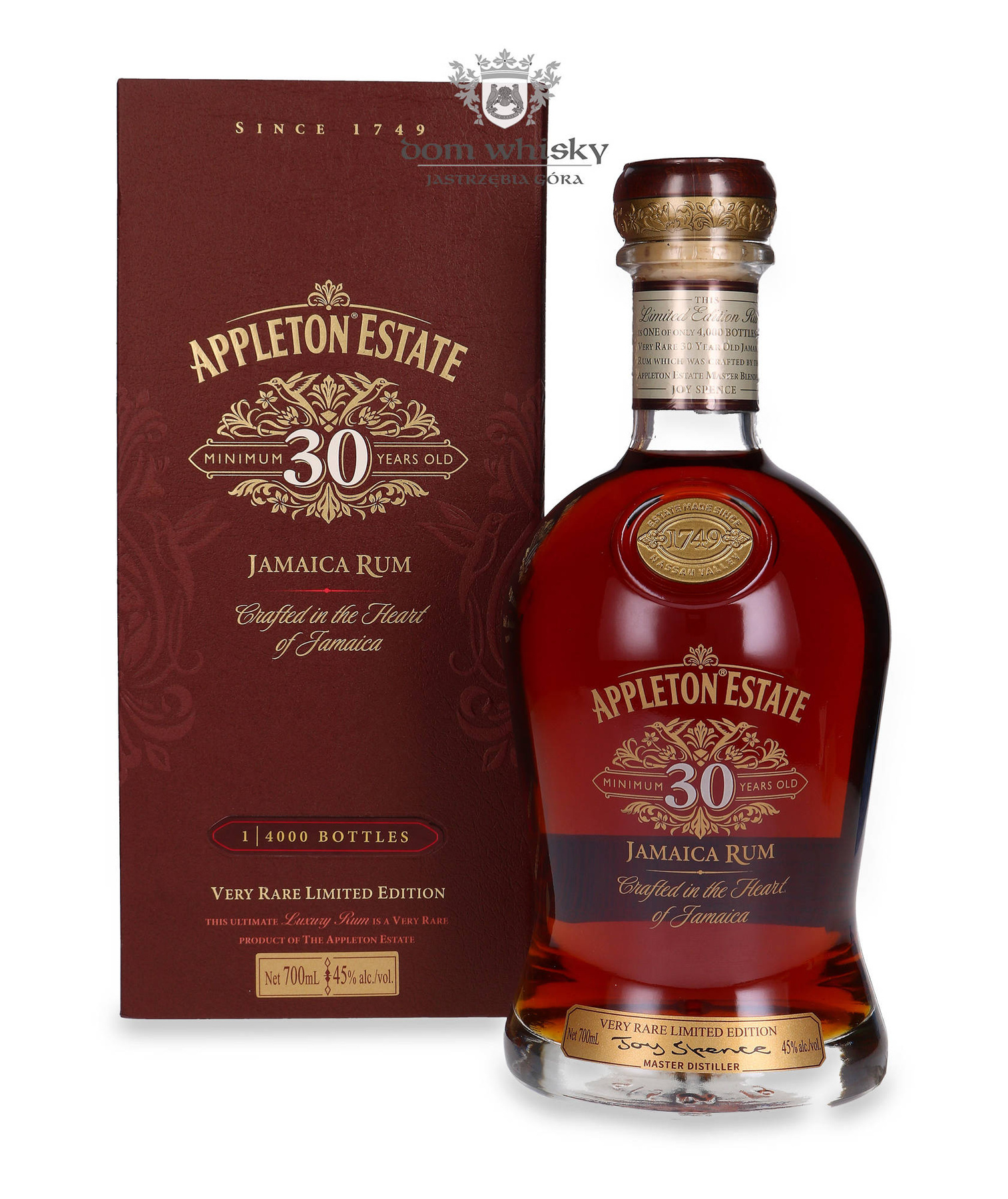 Appleton Estate 30letni Jamaica Rum Limited Edition / 45 / 0,7l Dom