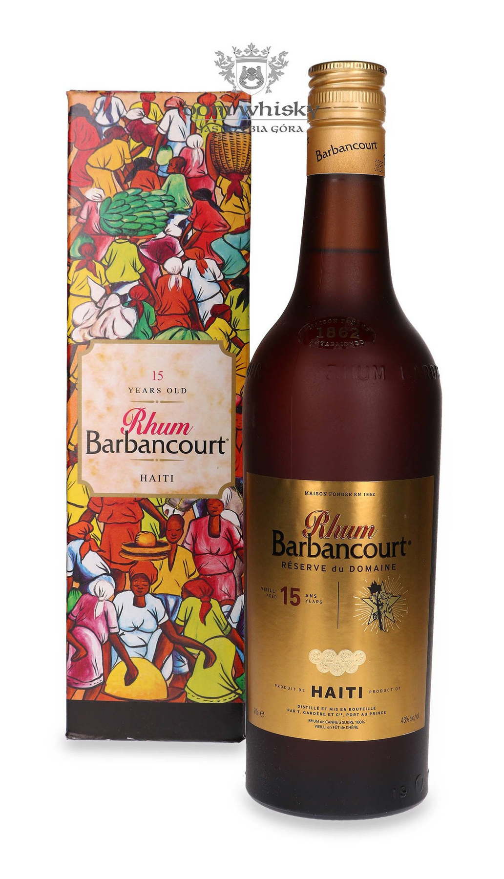 Barbancourt 15letni Haiti Rhum / 43 / 0,7l Dom Whisky