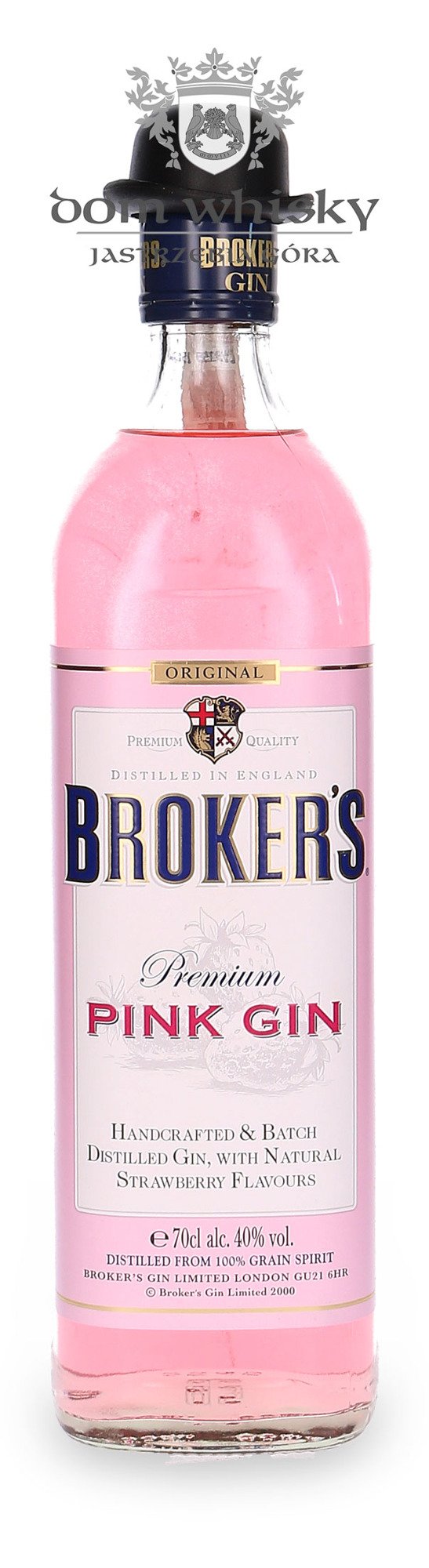 Broker's Premium Gin Pink / 40% / 0,7l | Dom Whisky