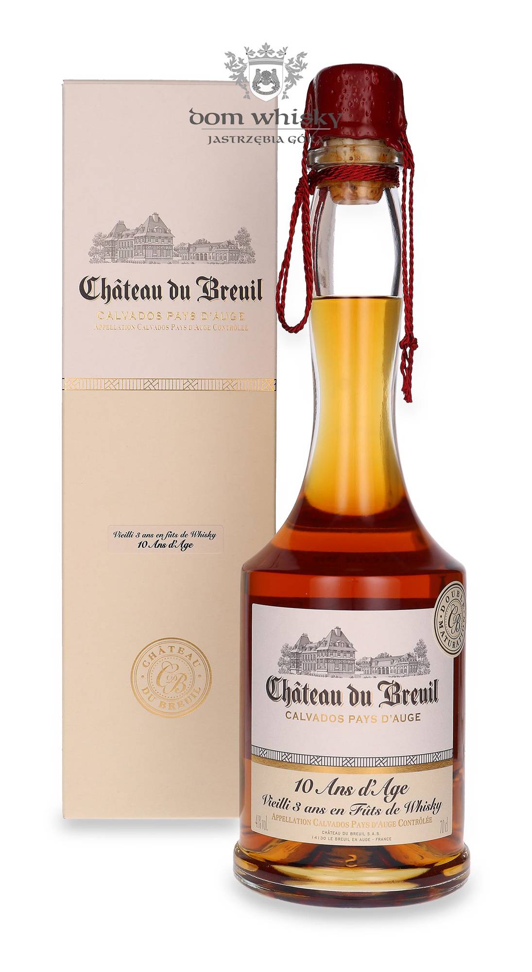 Calvados Chateau du Breuil 10-letni Whisky Cask Finish / 41% / 0