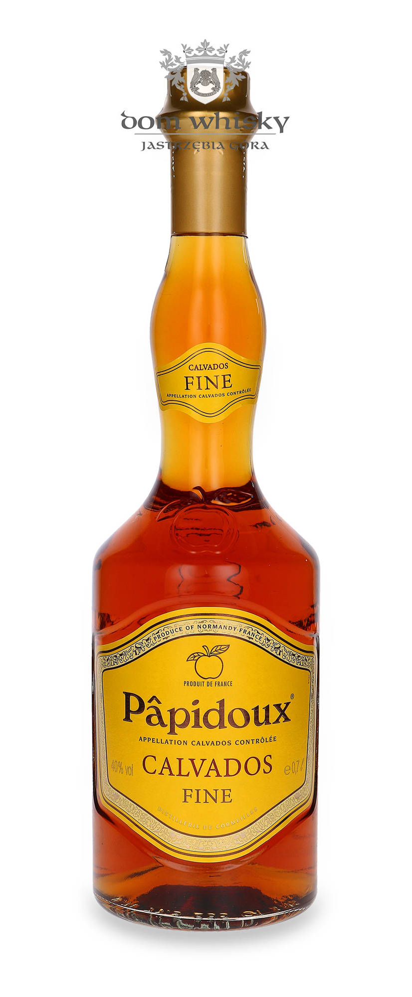 / Papidoux 0,7l / | Fine 40% Calvados Dom Whisky