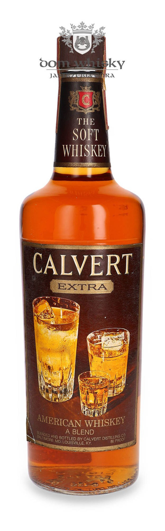 Calvert Extra American Whiskey, A Blend /43/ 4/5 quart Dom Whisky