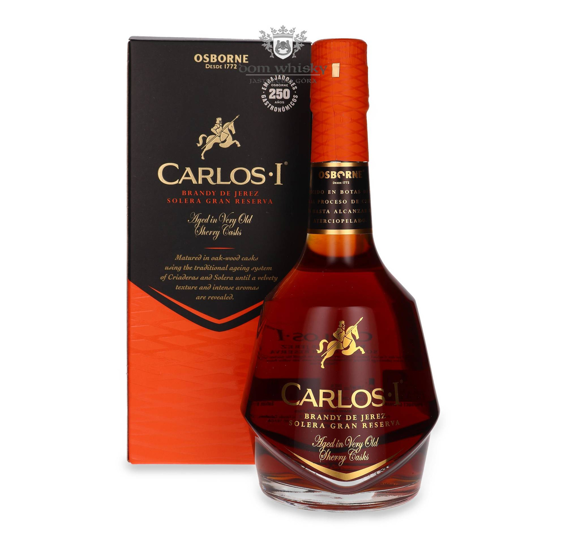 Carlos I Brandy De Jerez Solera Gran Reserva Osborne 250th Anniversary