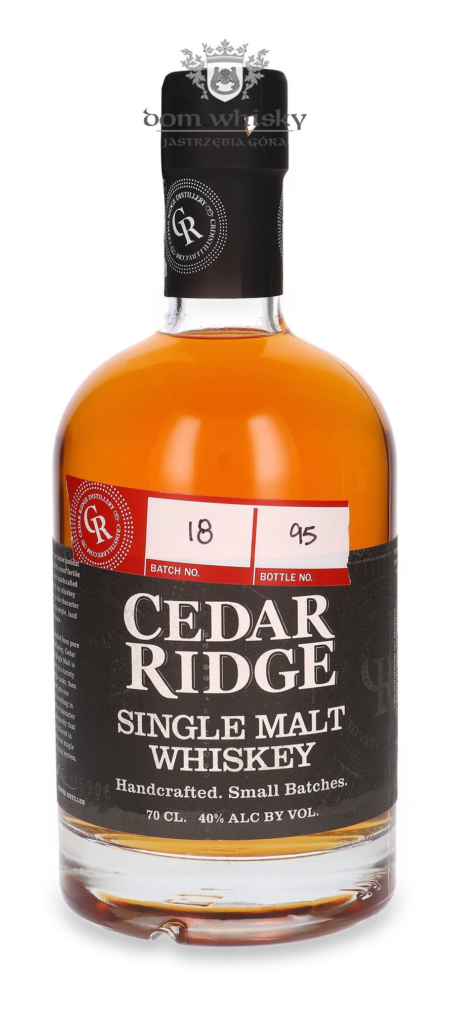 Cedar Ridge Single Malt Whiskey Batch # 18 / 40%/ 0,7l | Dom Whisky