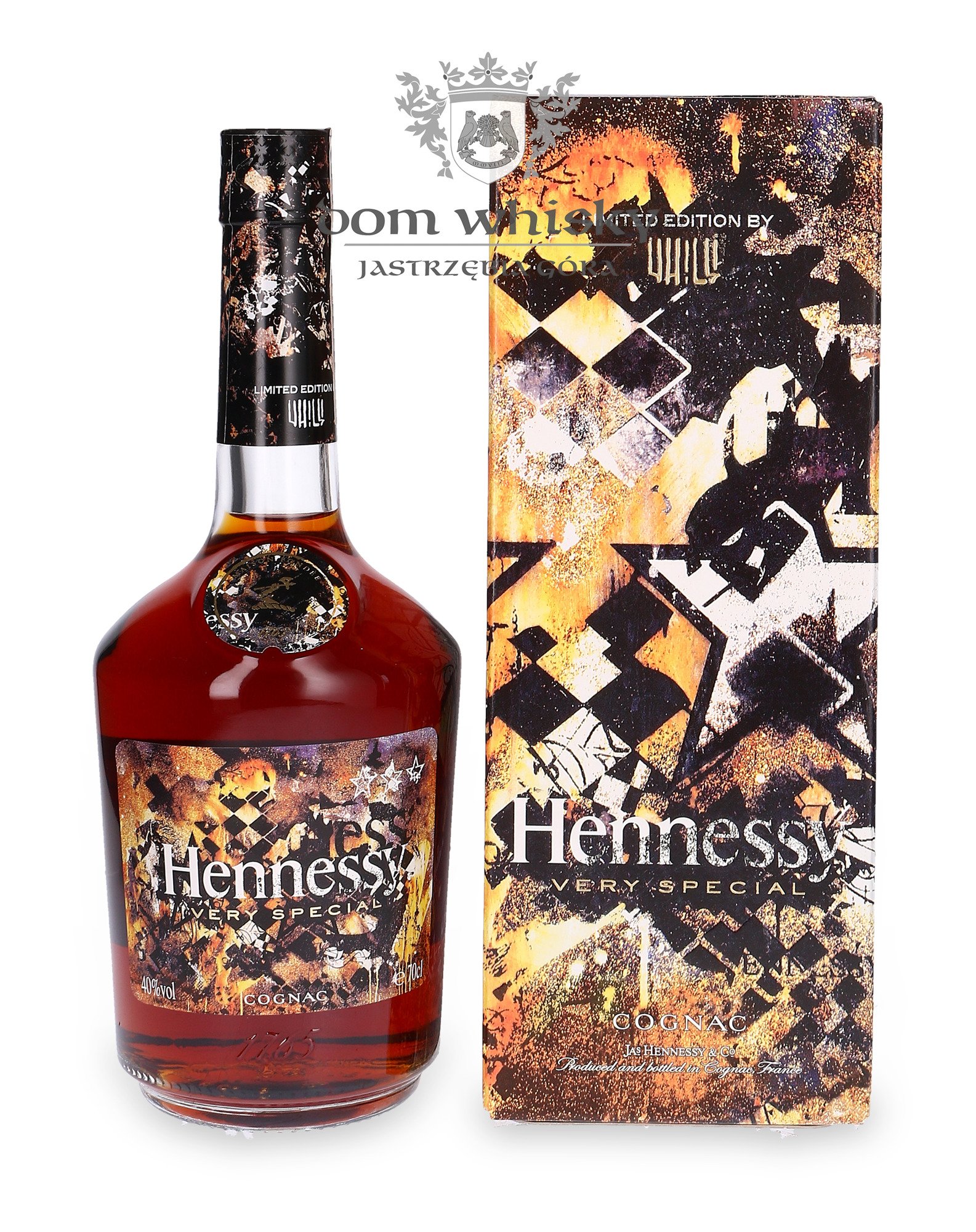 Cognac Hennessy Very Special Limited Edition By Vhils 40 07l Dom Whisky