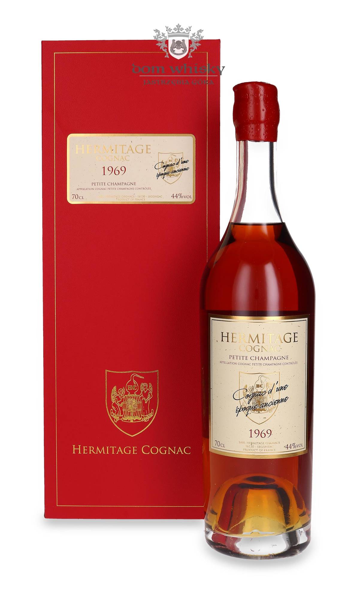 Cognac Hermitage 1969 Petite Champagne  44%  0,7l | Dom Whisky