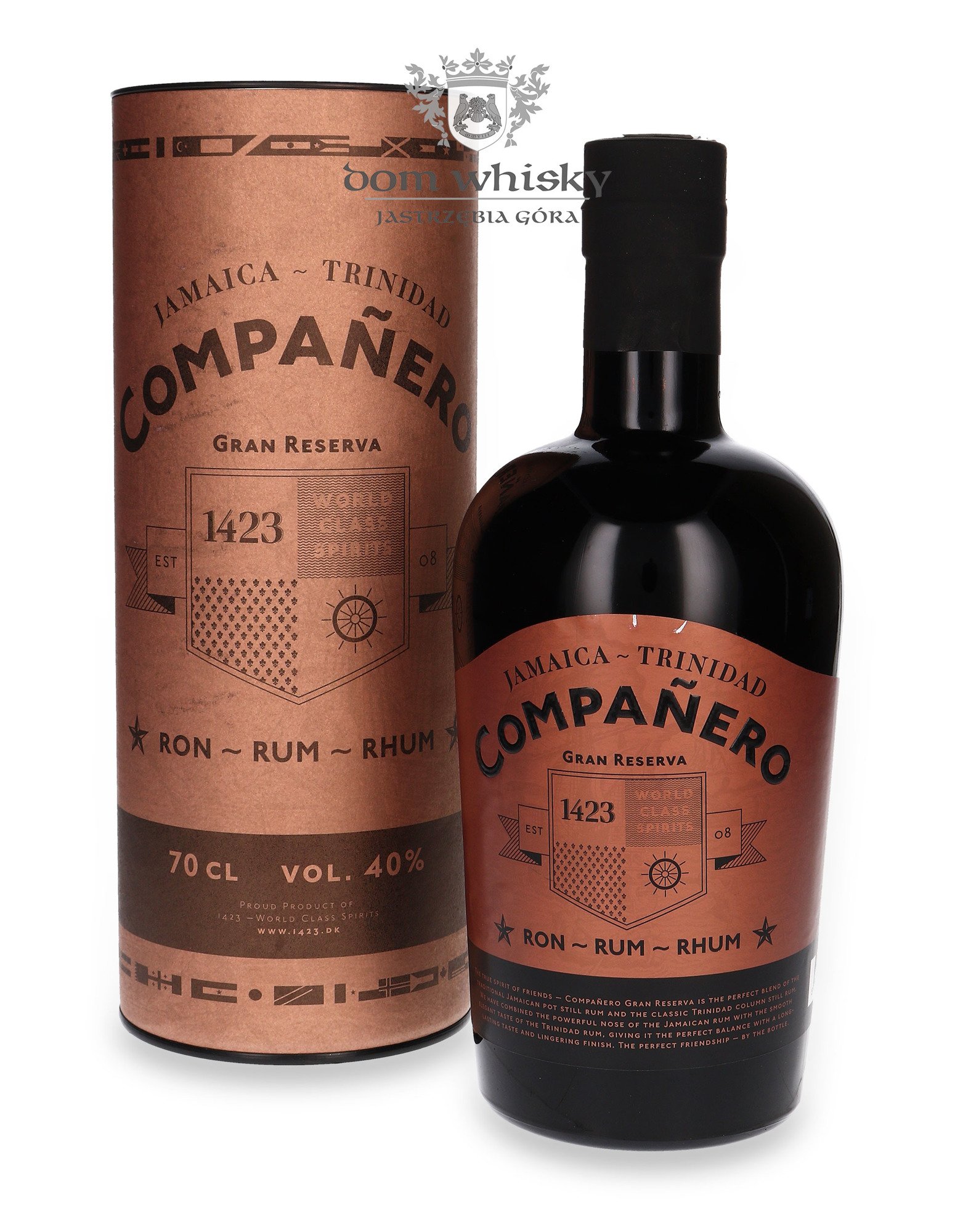 Rum Whisky Jamaica - 0,7l 40% /Tuba | Dom Gran Companero Reserva Trinidad / /