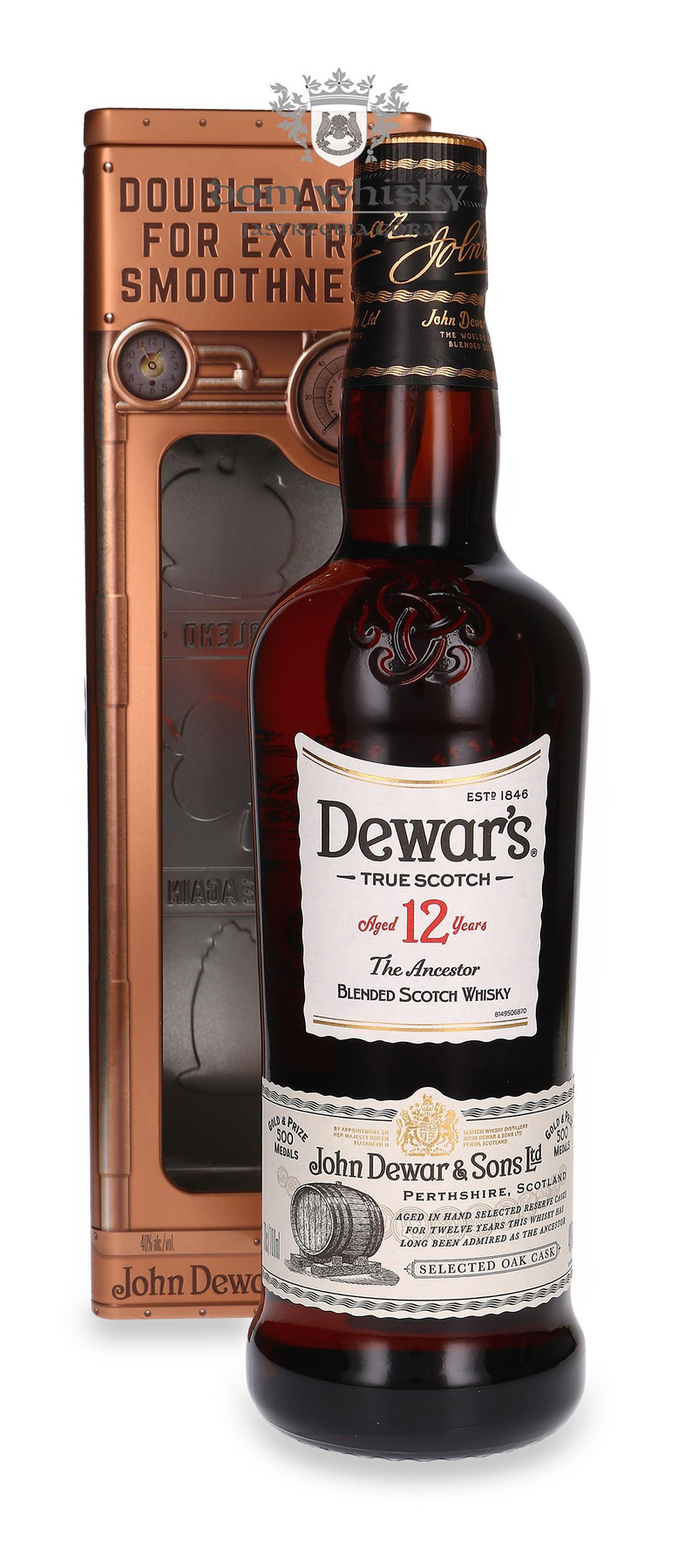 Dewar’s 12letni The Ancestor / Tin Box /40/ 0,7l Dom Whisky