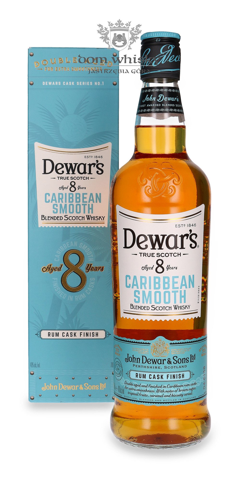 Dewar's 8letni Caribbean Smooth / 40 / 7,0l Dom Whisky