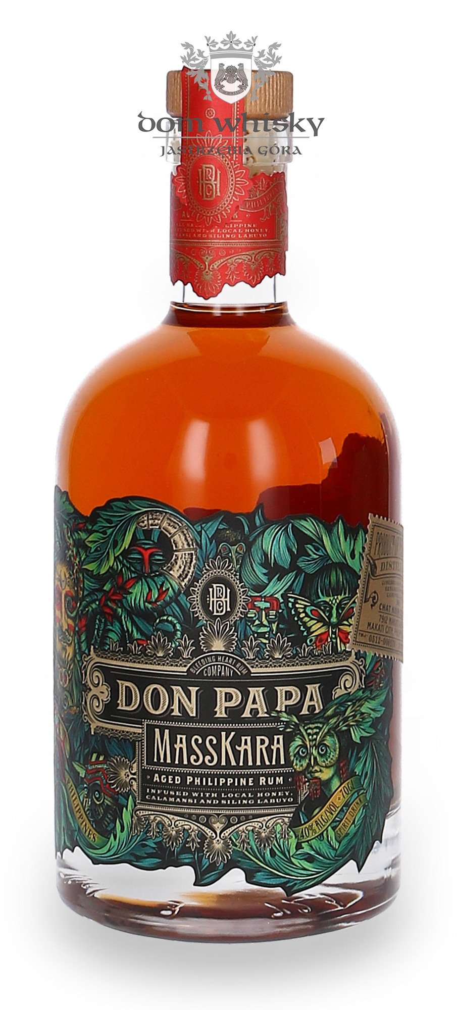 Don Papa Masskara Rum Philipines / 40% / 0,7l