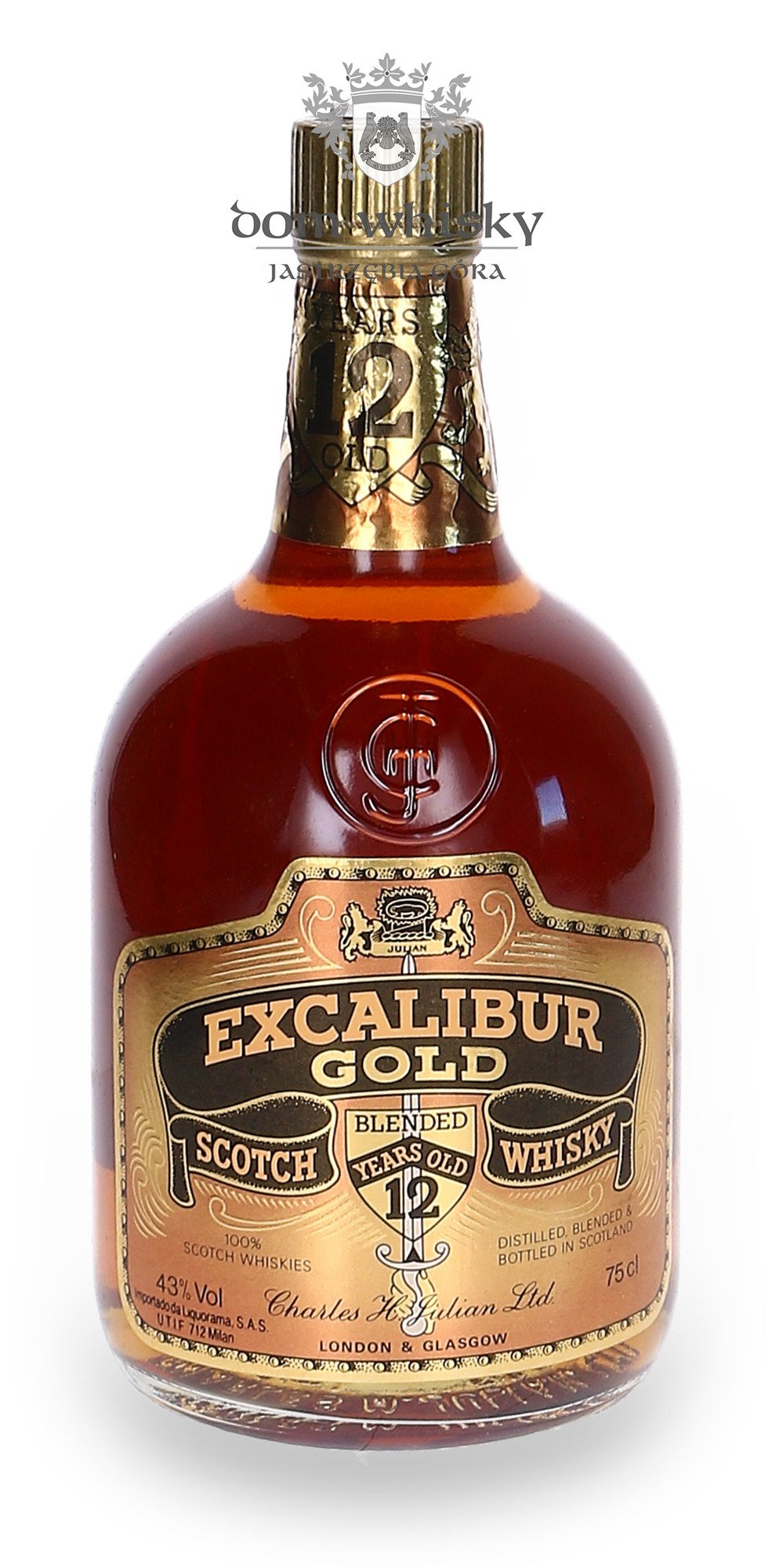 Excalibur Gold 12-letni, Blended Scotch Whisky / 43% / 0,75l | Dom Whisky