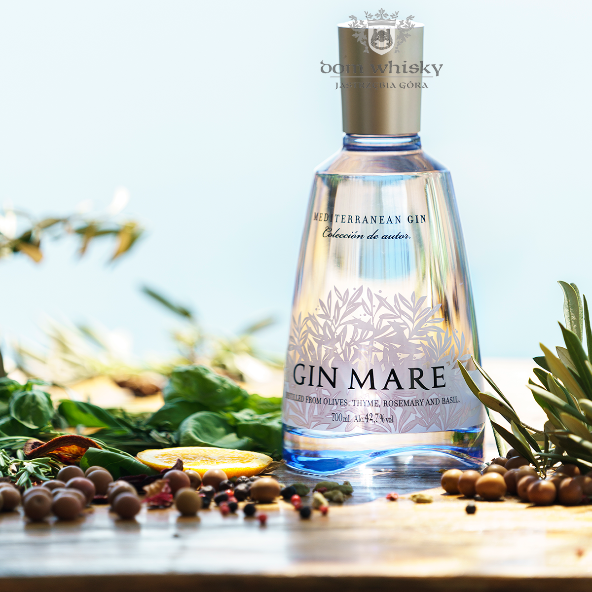 Gin Mare Mediterranean Gin / 42,7%/ 0,7l | Dom Whisky