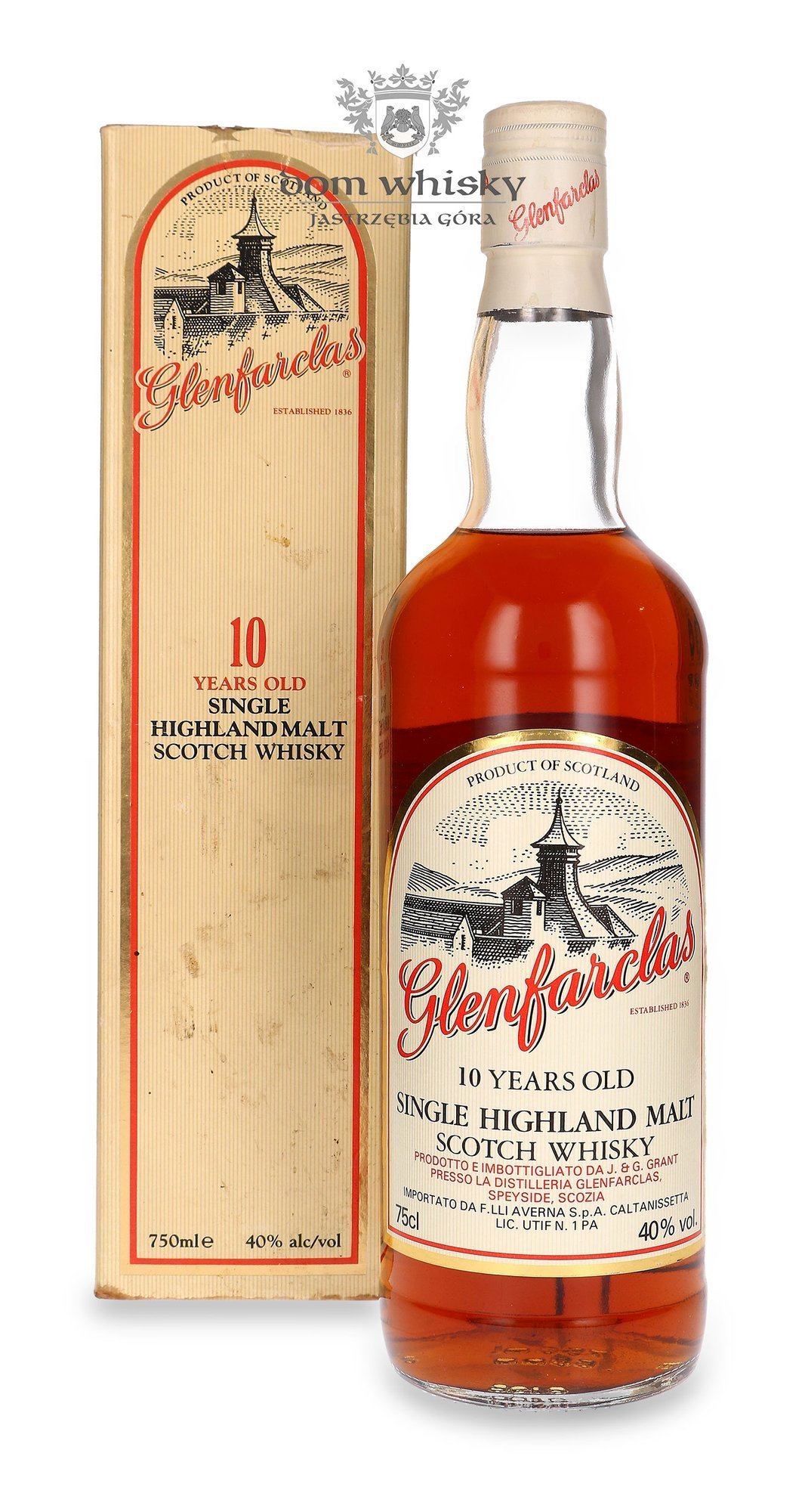 0,75l / | Glenfarclas 10-letni Whisky 40% / Dom