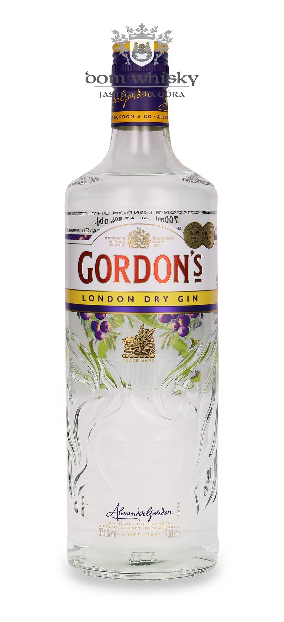 Whisky London 37,5% Gordon\'s 0,7l Dry / | Gin Dom /