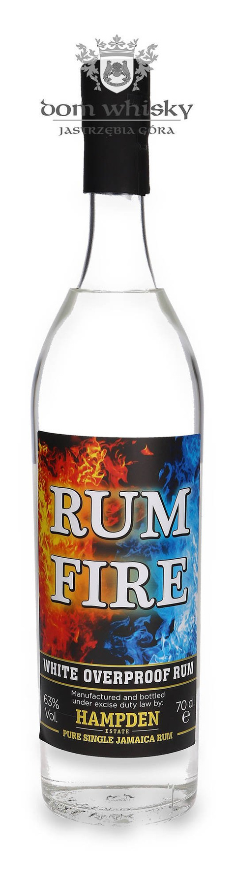 Hampden Estate Rum Fire White Overproof Jamaican Rum / 63 / 0,7l Dom
