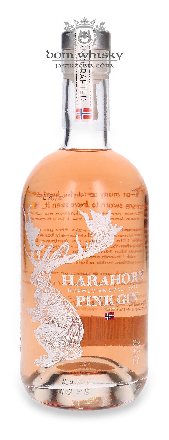 Harahorn Norwegian Pink Gin / 38/ 0,5l Dom Whisky