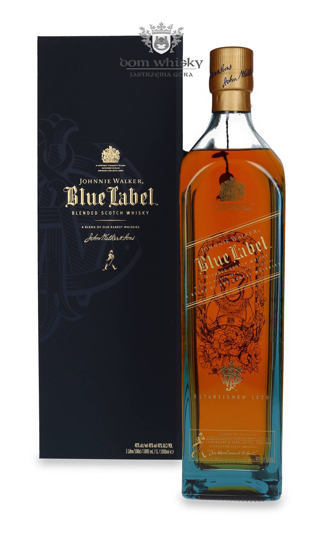 Johnnie Walker Blue Label Zodiac Collection Monkey / 40 / 1,0l Dom