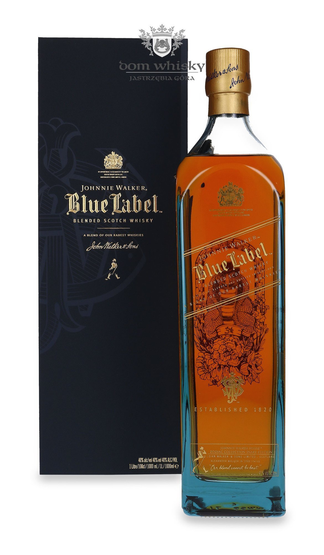 Johnnie Walker Blue Label Zodiac Collection Snake / 40 / 1,0l Dom Whisky