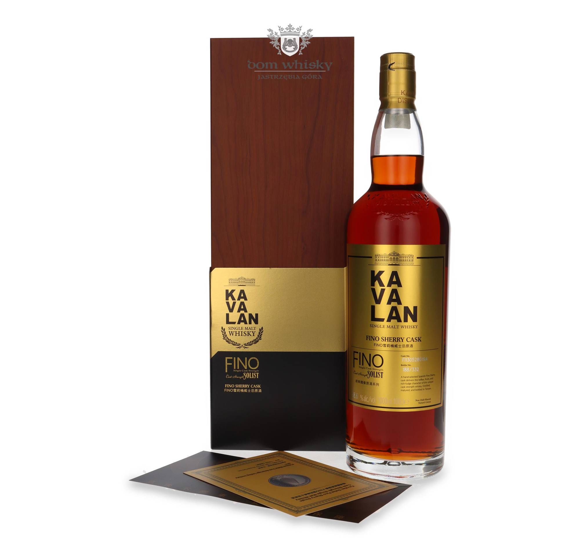 Kavalan Solist Fino Sherry Cask / 58,6% / 1l | Dom Whisky