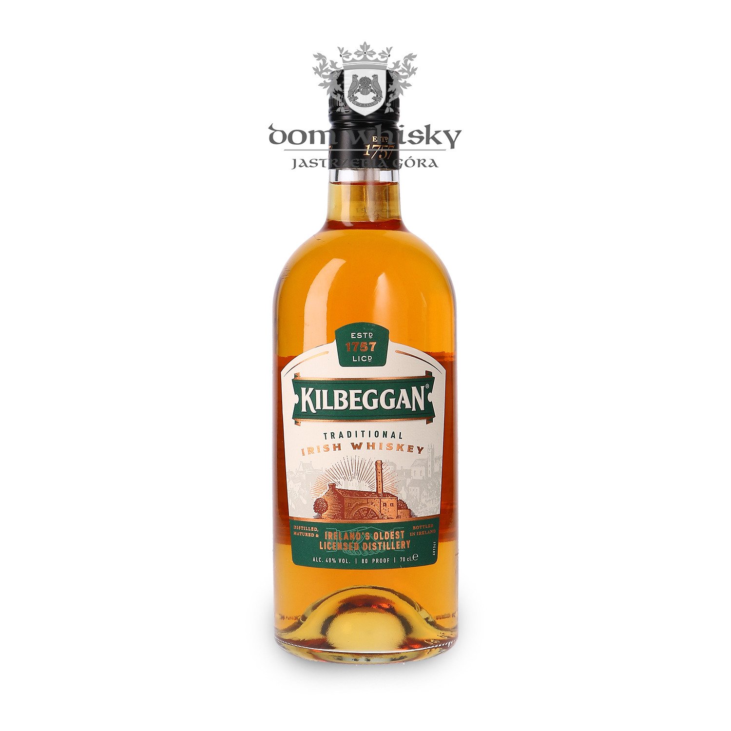 Kilbeggan Irish Whiskey / 0,7l 40% | Dom Whisky 