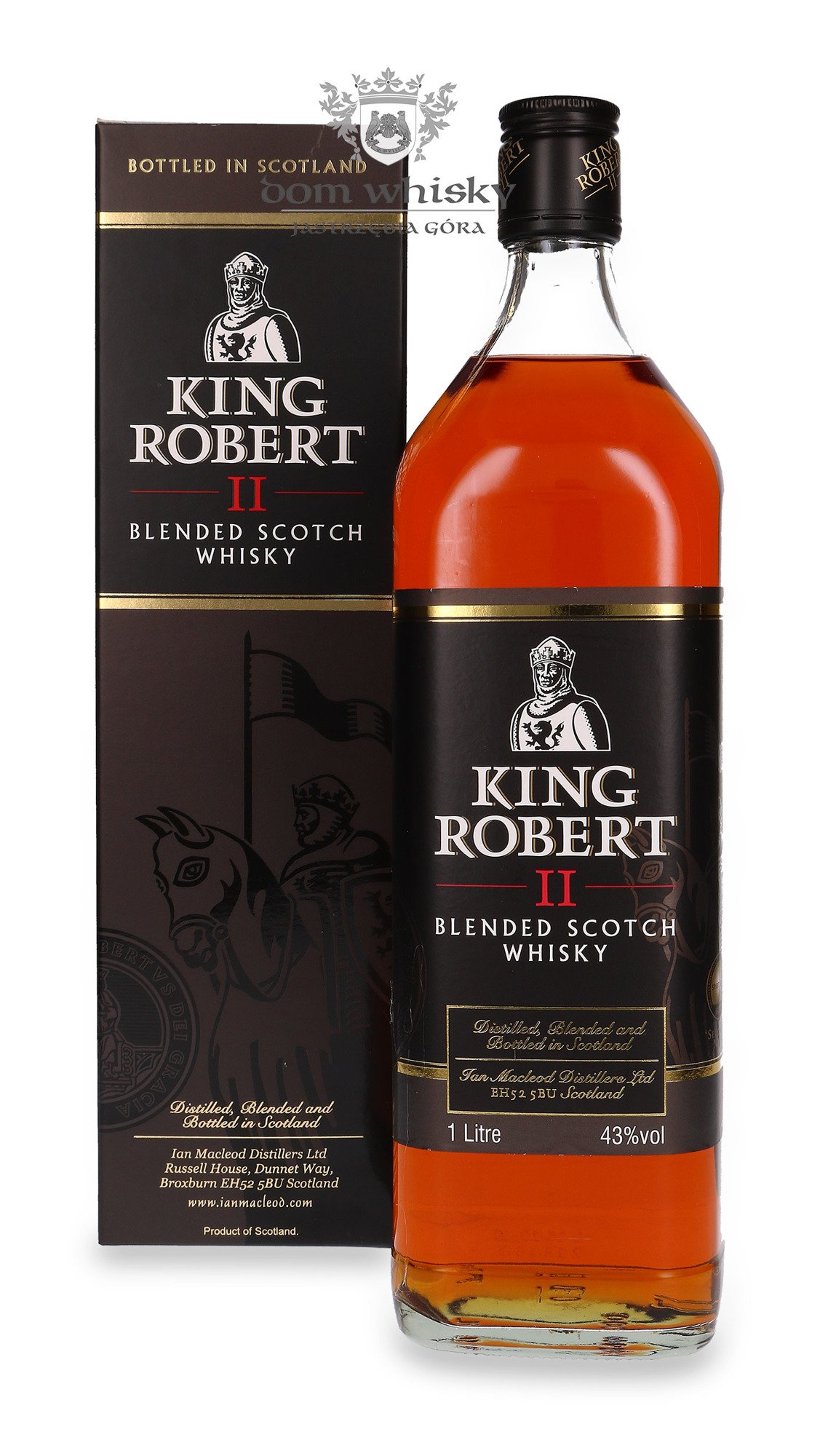 King Robert II Blended Scotch Whisky /43/ 1,0l Dom Whisky